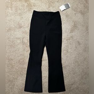 Oysho SKI textured flare trousers